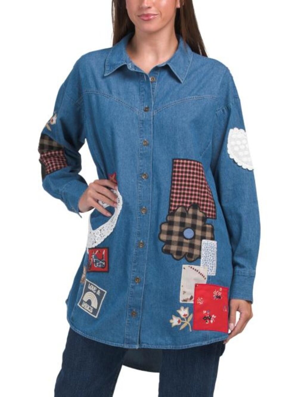 SPELL Bombshell Patchwork Shirt